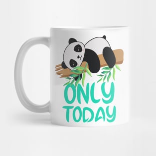 Lazy panda,lazy day for lazy moments in our life. Mug